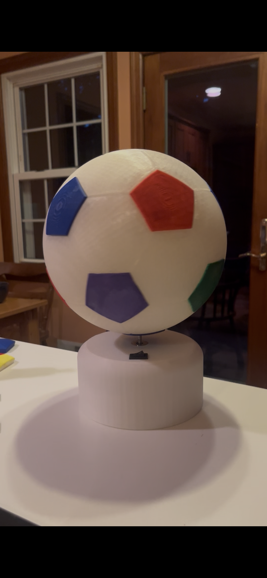 Spinning Soccer Ball